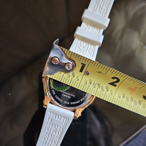 Juicy Couture Rose Gold Watch Timepieces Silicone Wasteband Swarovoski Crystals main image 12